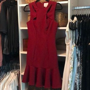 Short CinqaSept red dress